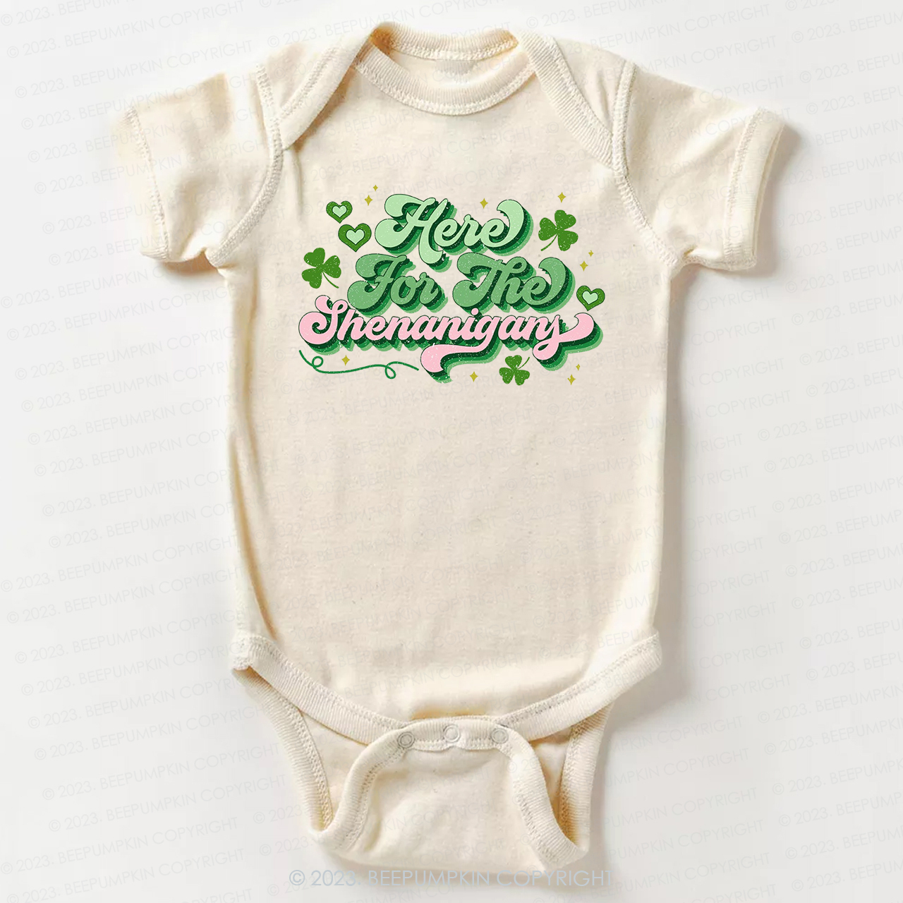 Here For The Shenanigans St.Patricks Day Bodysuit For Baby