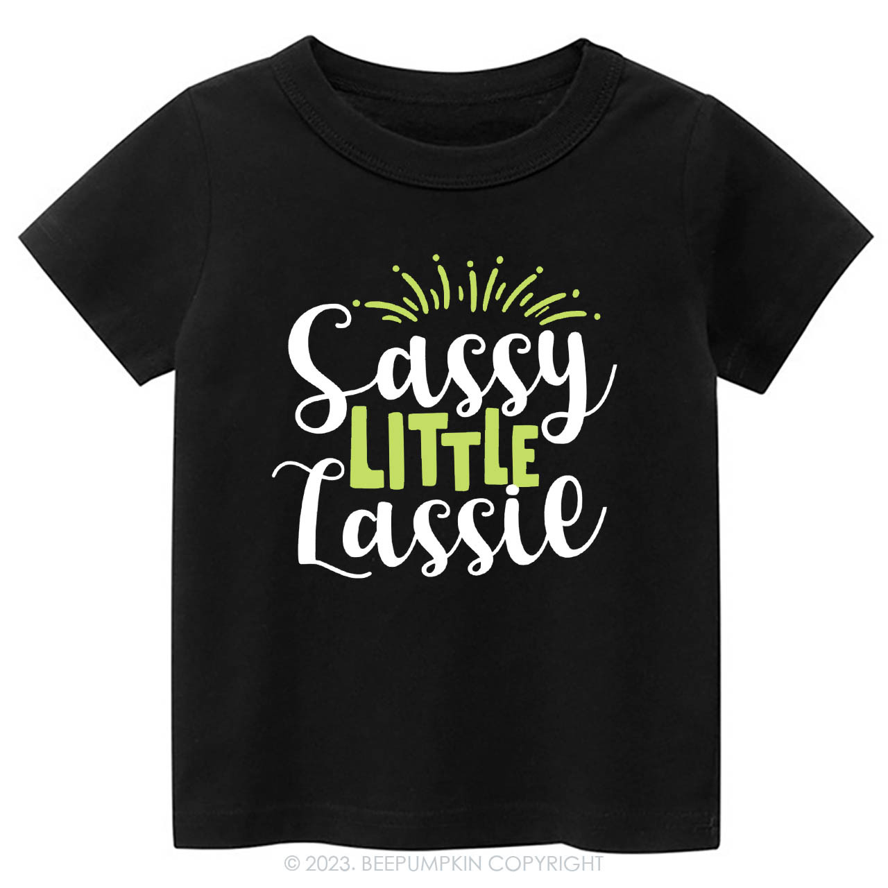 Sassy Little Lassie St.Patricks Day -Toddler Tees