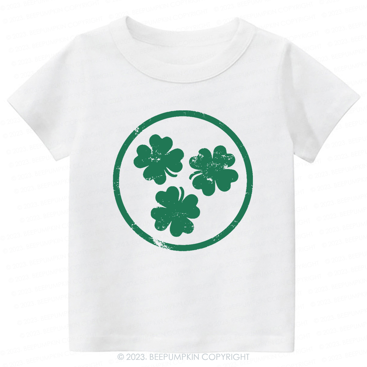 Ring  Shamrock Clover St.Patricks Day -Toddler Tees