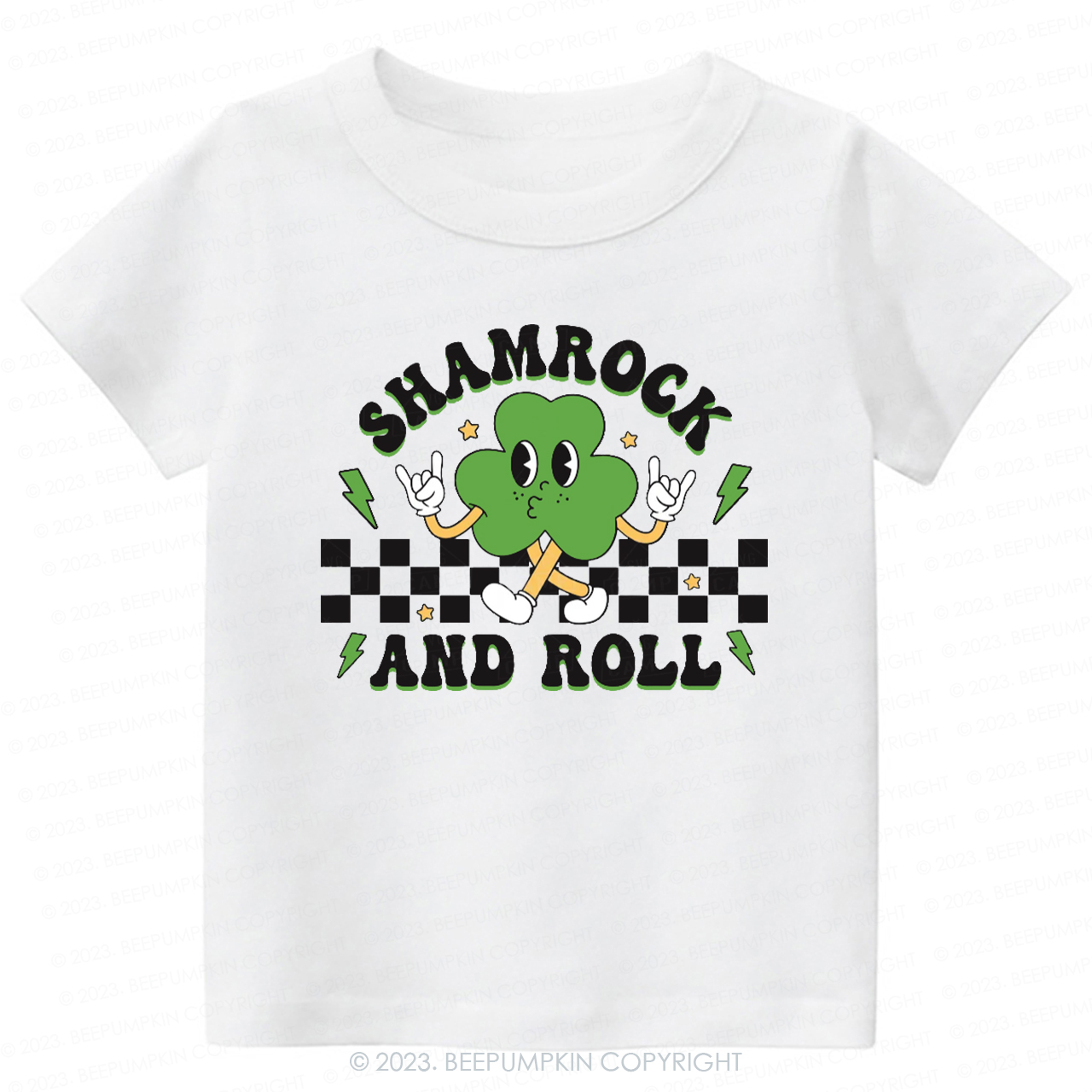 Shamrock And Roll St.Patricks Day -Toddler Tees