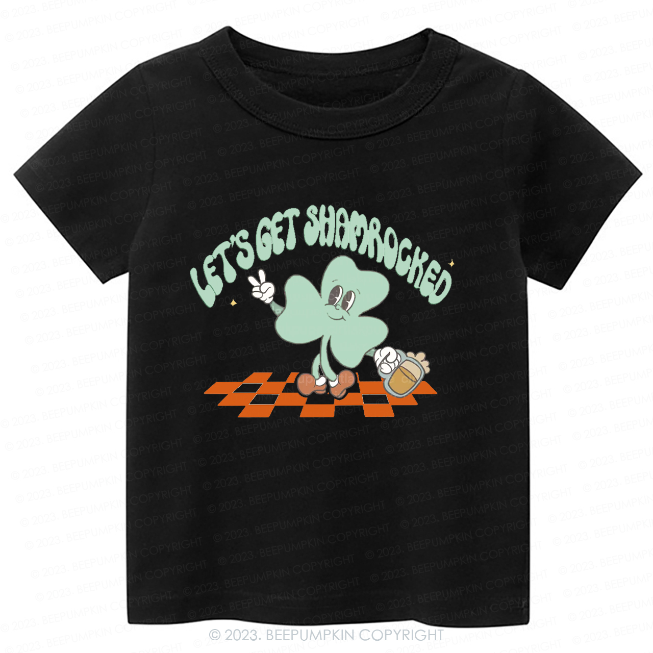 Let's Get Shamrock St.Patricks Day -Toddler Tees