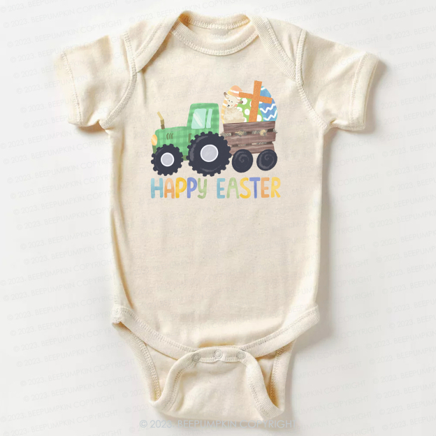 Tractor Easter Egg Hunt Bodysuit For Baby