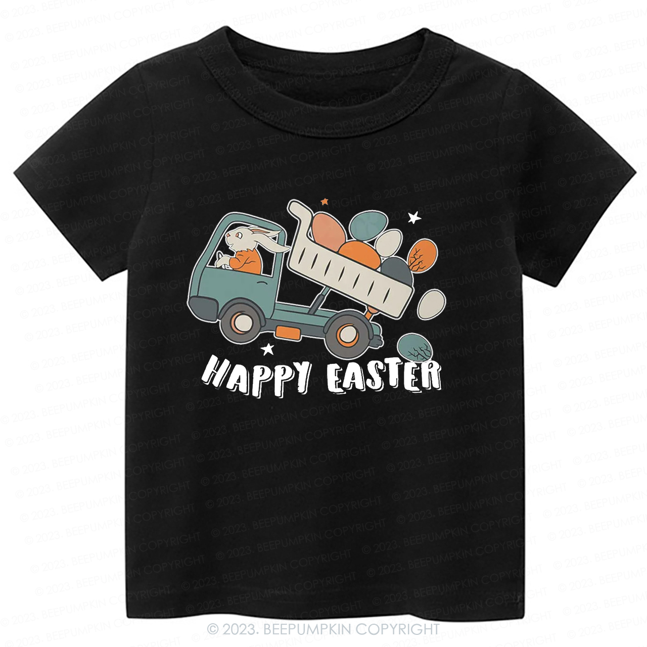 Easter Dumper Truck Construction-Toddler Tees