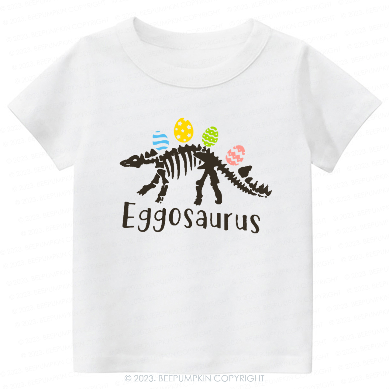 Dinosaur And Egg Easter Boy -Toddler Tees