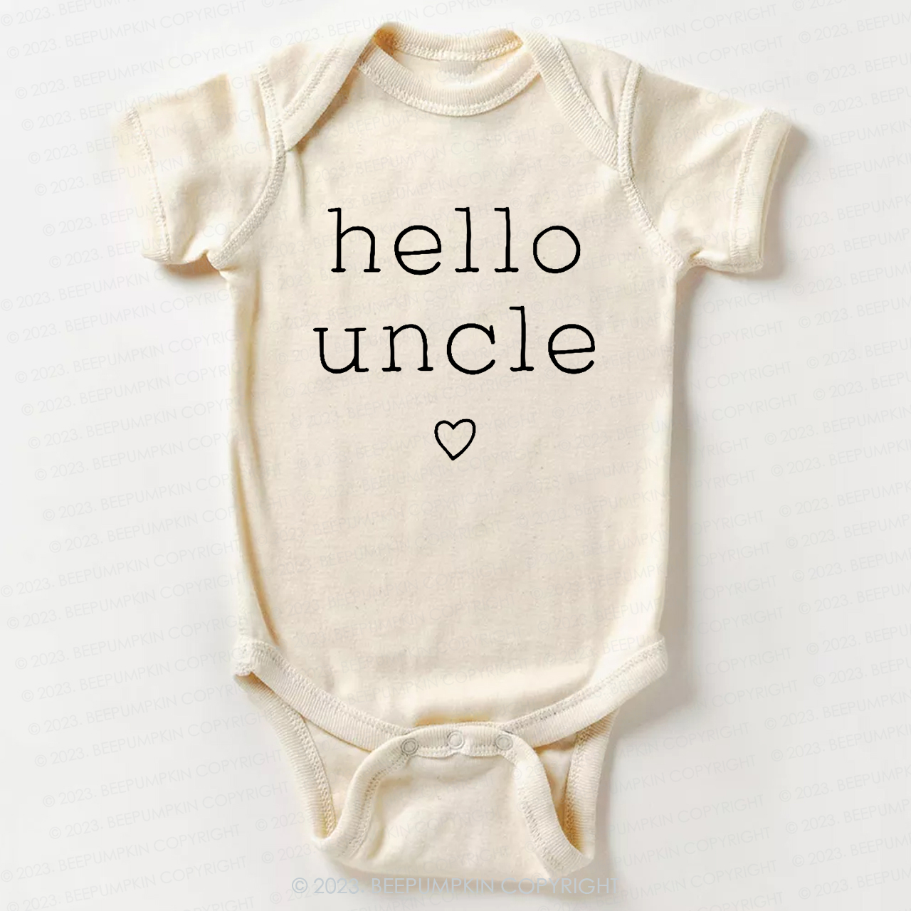 Hello Uncle Bodysuit For Baby