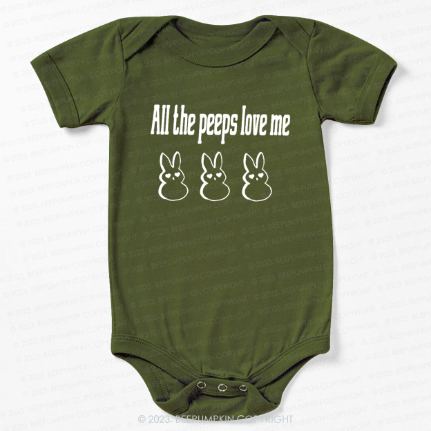 All the Peeps Love Me Easter Bodysuit For Baby