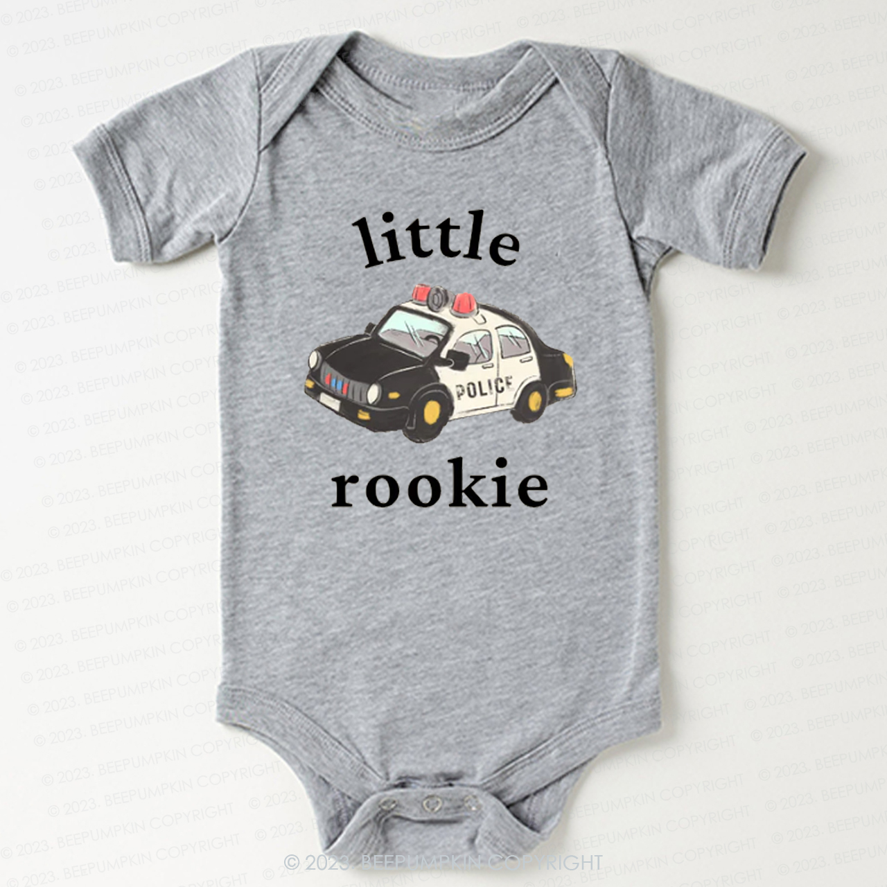 Little Rookie Police Car Bodysuit For Baby