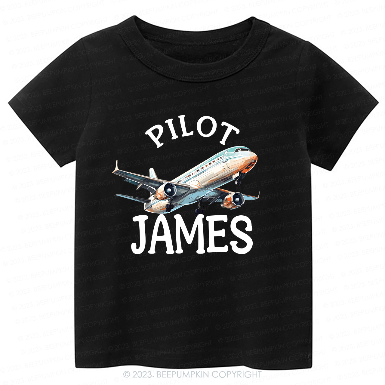  Custom Name Pilot -Toddler Tees