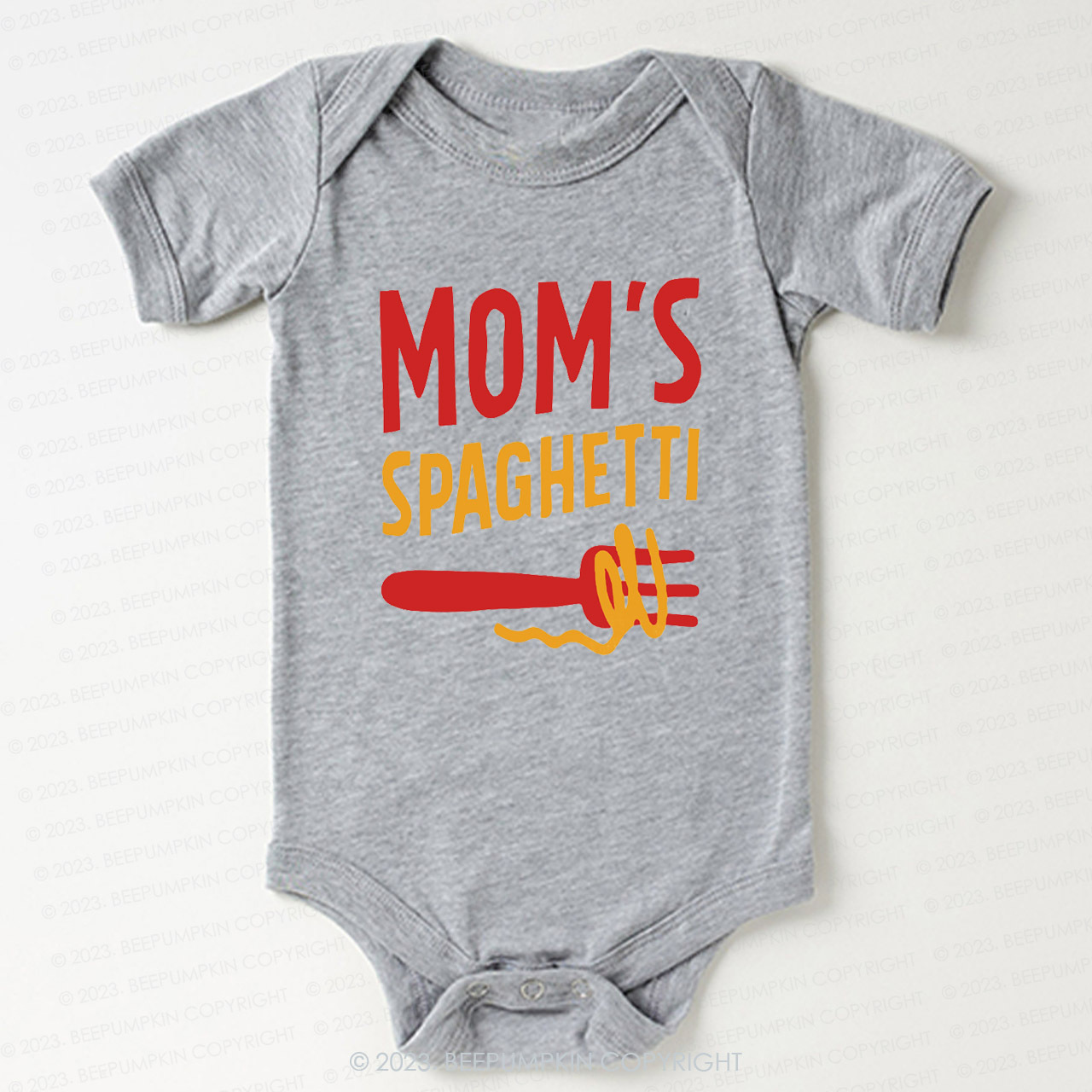 Mom's Spaghetti Bodysuit For Baby