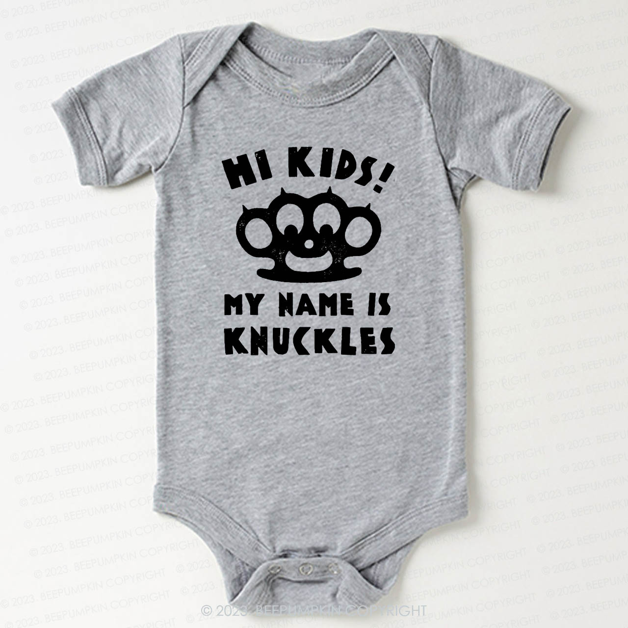 Hi Kids, My Name Is Knuckles Bodysuit For Baby