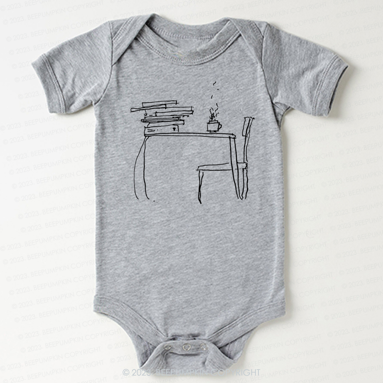 Literary Coffee Book Lover Bodysuit For Baby