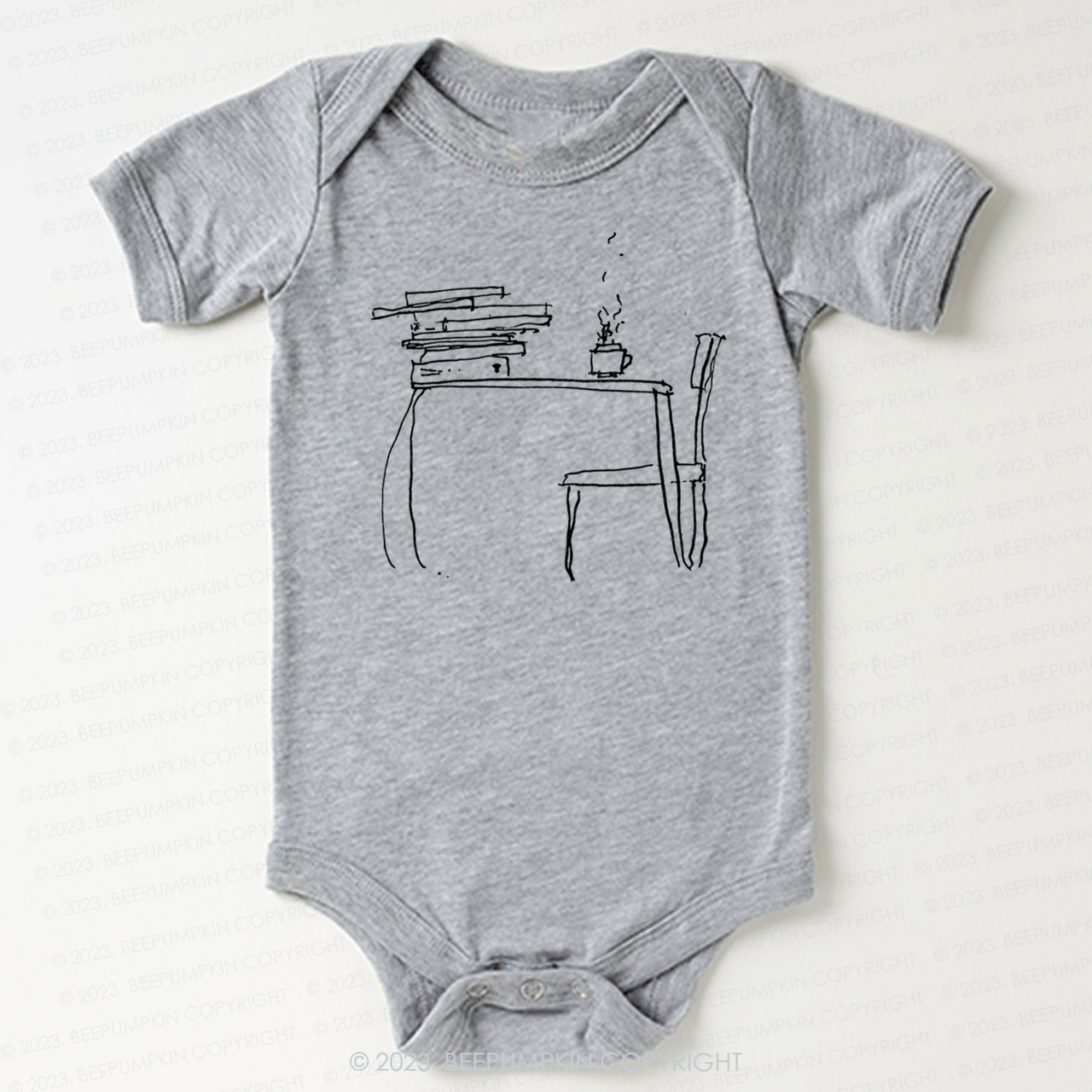 Literary Coffee Book Lover Bodysuit For Baby