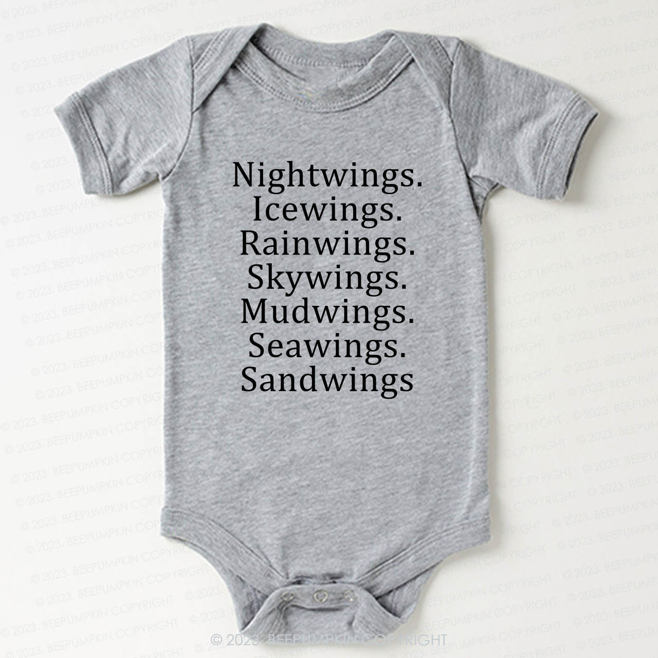 Wings Fan Dragon Books Lover Bodysuit For Baby