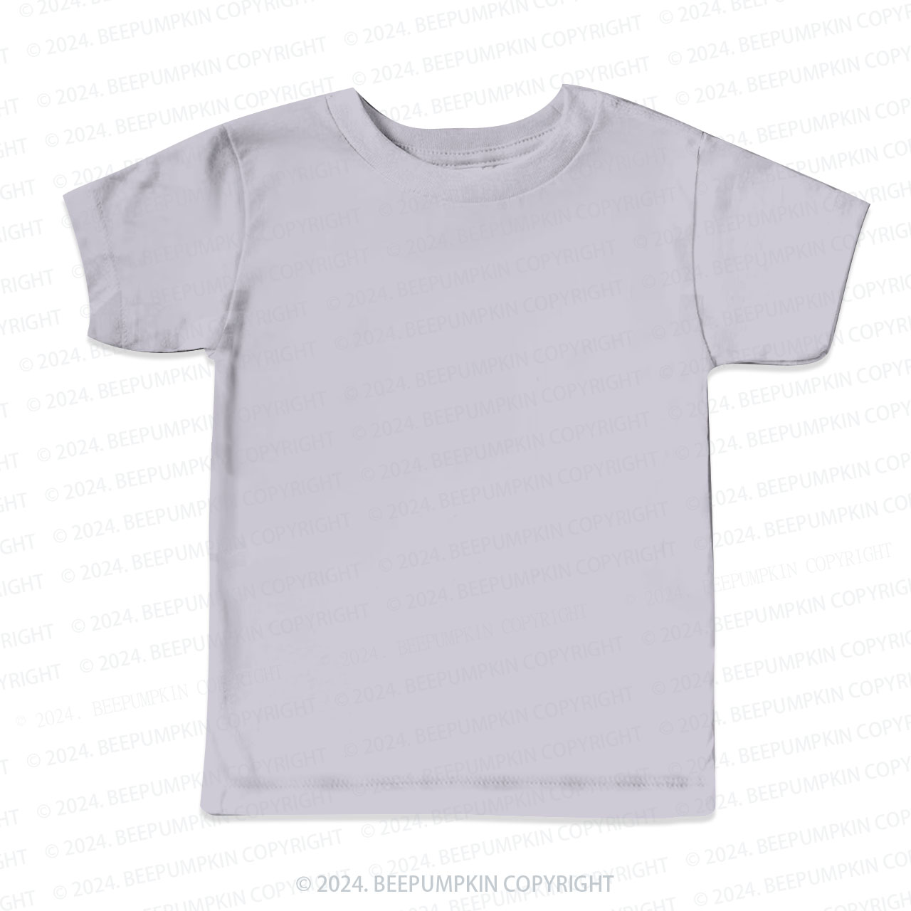 Light Purple Solid Color All Over Print Kids Tees