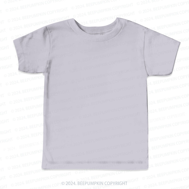 Light Purple Solid Color All Over Print Kids Tees