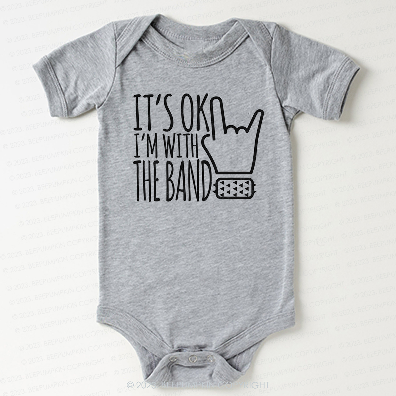 I'm With The Band Bodysuit For Baby