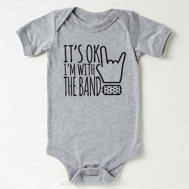 I'm With The Band Bodysuit For Baby