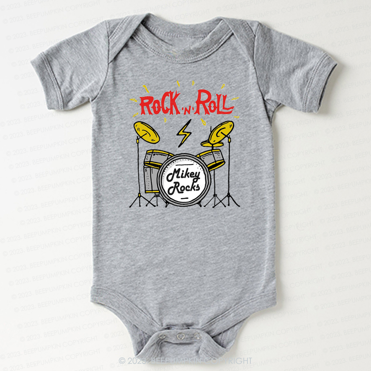 Rock 'n' Roll Future Music Rock Star Bodysuit For Baby