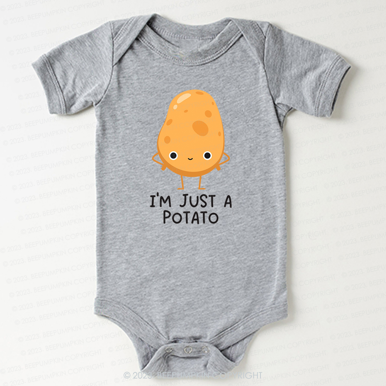 I'm Just A Potato Natural Bodysuit For Baby