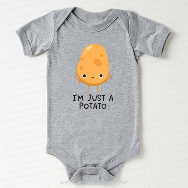I'm Just A Potato Natural Bodysuit For Baby