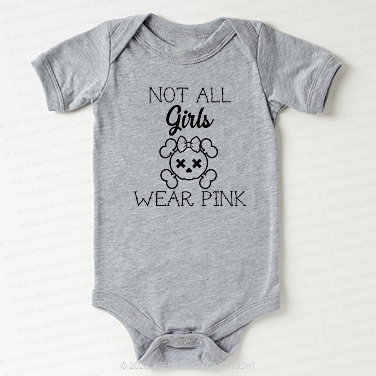 Not All Girls Wear Pink Punk Bodysuit For Baby