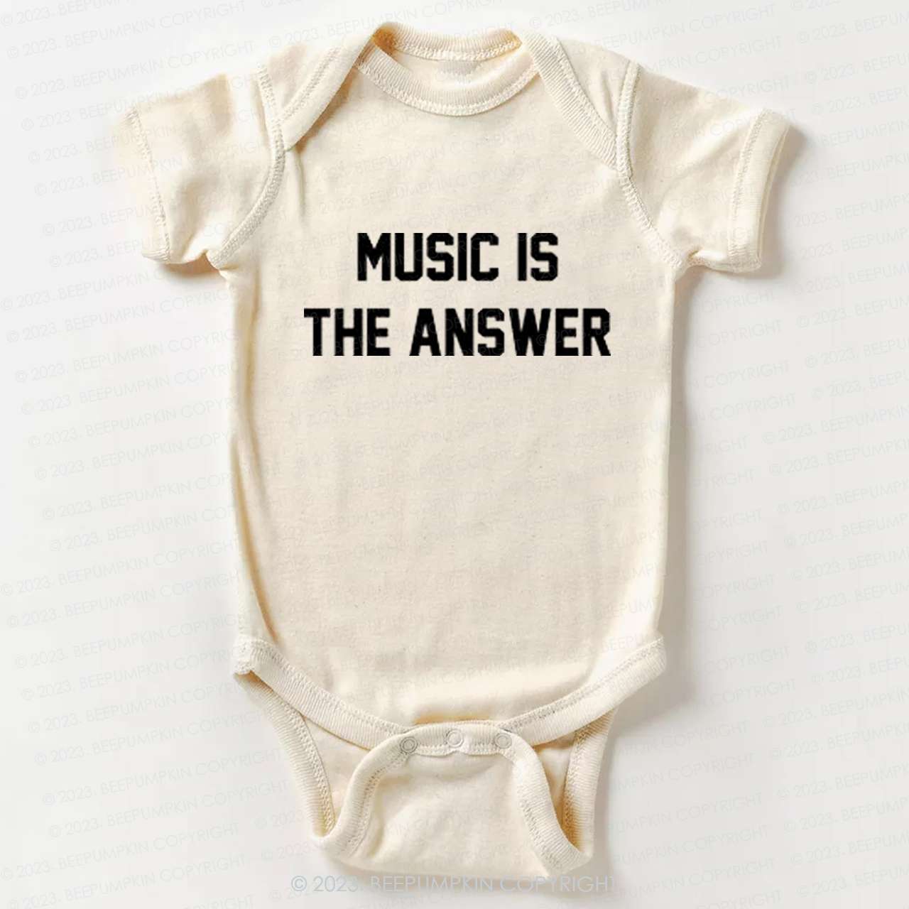 Music Is The Answer Bodysuit For Baby