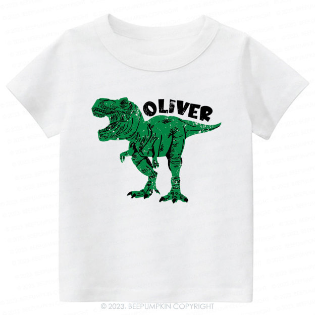 Personalized Dinosaur Kids Shirt