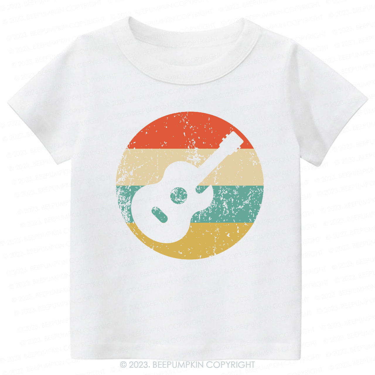  Retro Guitar Icon Kids Shirt