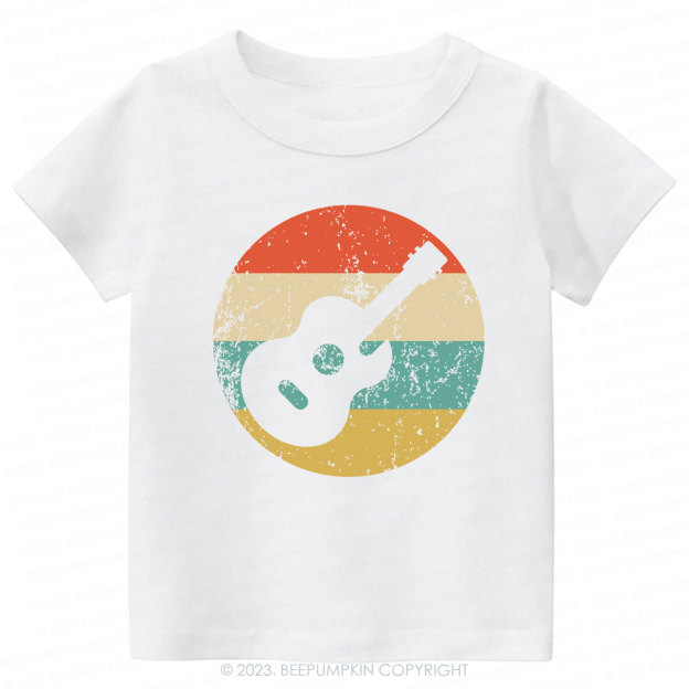  Retro Guitar Icon Kids Shirt