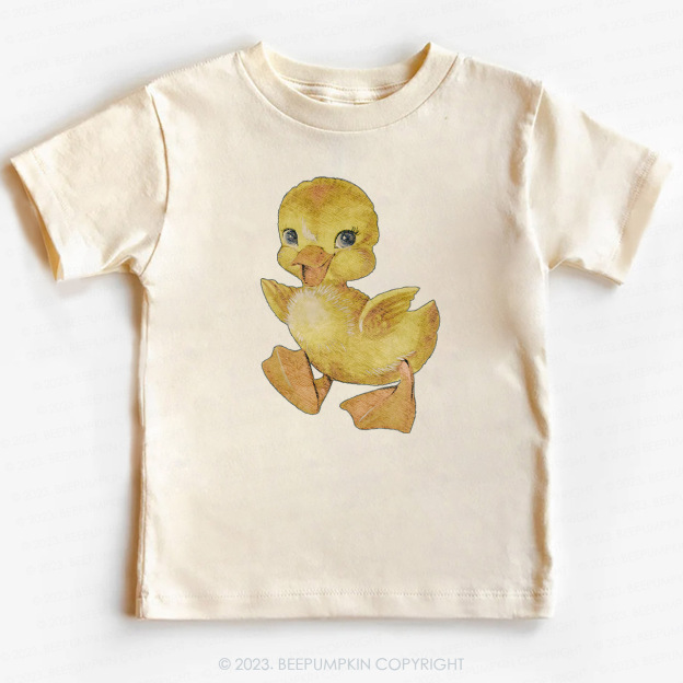 Cute Natural Duckling Kids Shirt