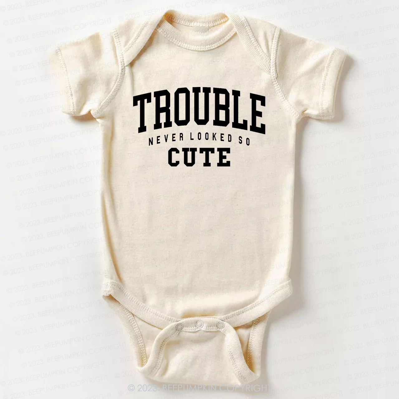 Trouble Never Looked So Cute Bodysuit For Baby