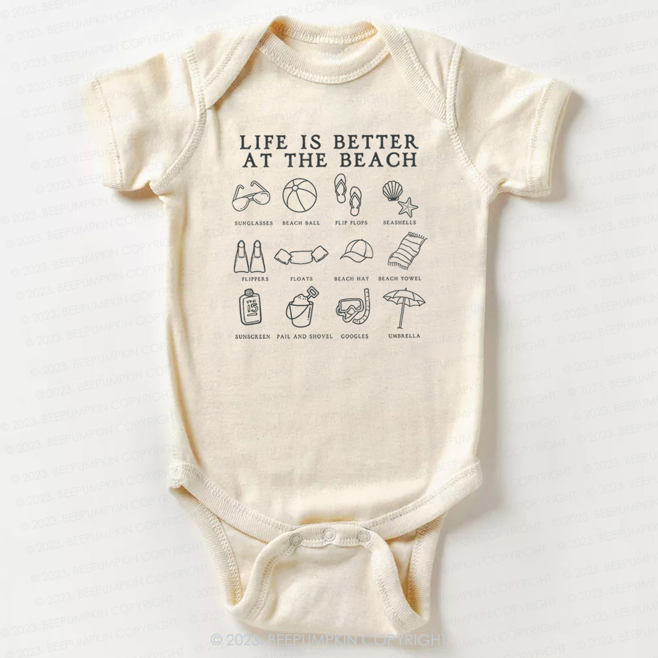 Life Is Better At The Beach Bodysuit For Baby