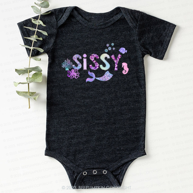 Ocean Mermaid Bodysuit For Baby