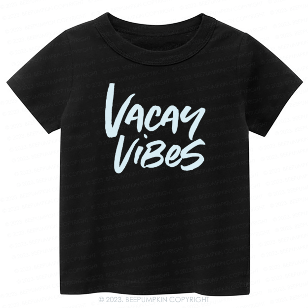 Vacay Vibes Neon Kids Shirt