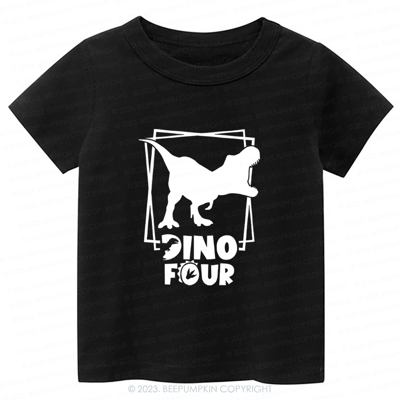 Dino Square T-Rex Kids Shirt