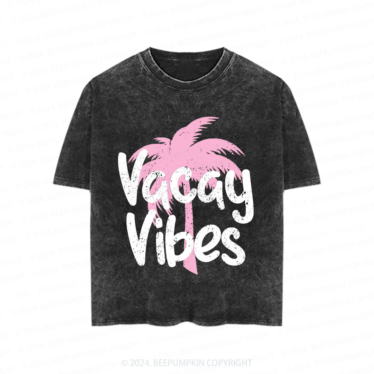 Summer Vacay Vibes Toddler&Kids Washed Tees         