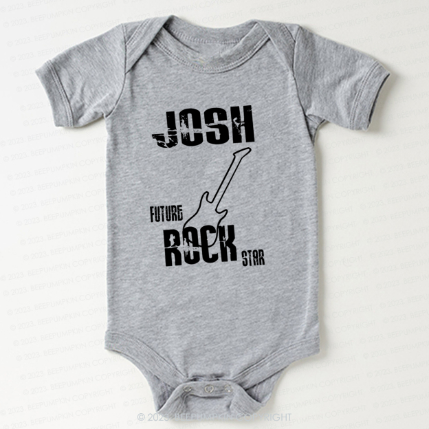  Personalised Future Rockstar Bodysuit For Baby 7