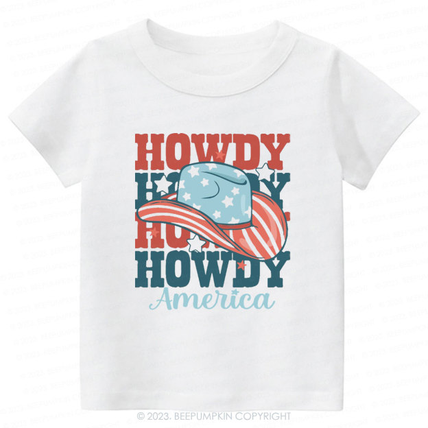 Howdy Cowboy Shirt For Kids