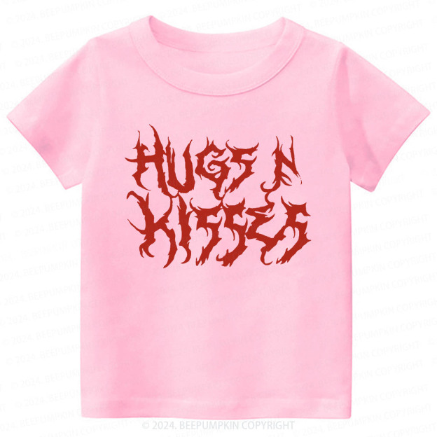 Hugs N Kisses Heavy Metal Toddler&Kids Tees 8