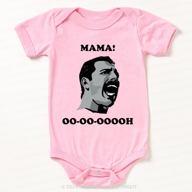 Bohemian Funny Man Bodysuit For Baby