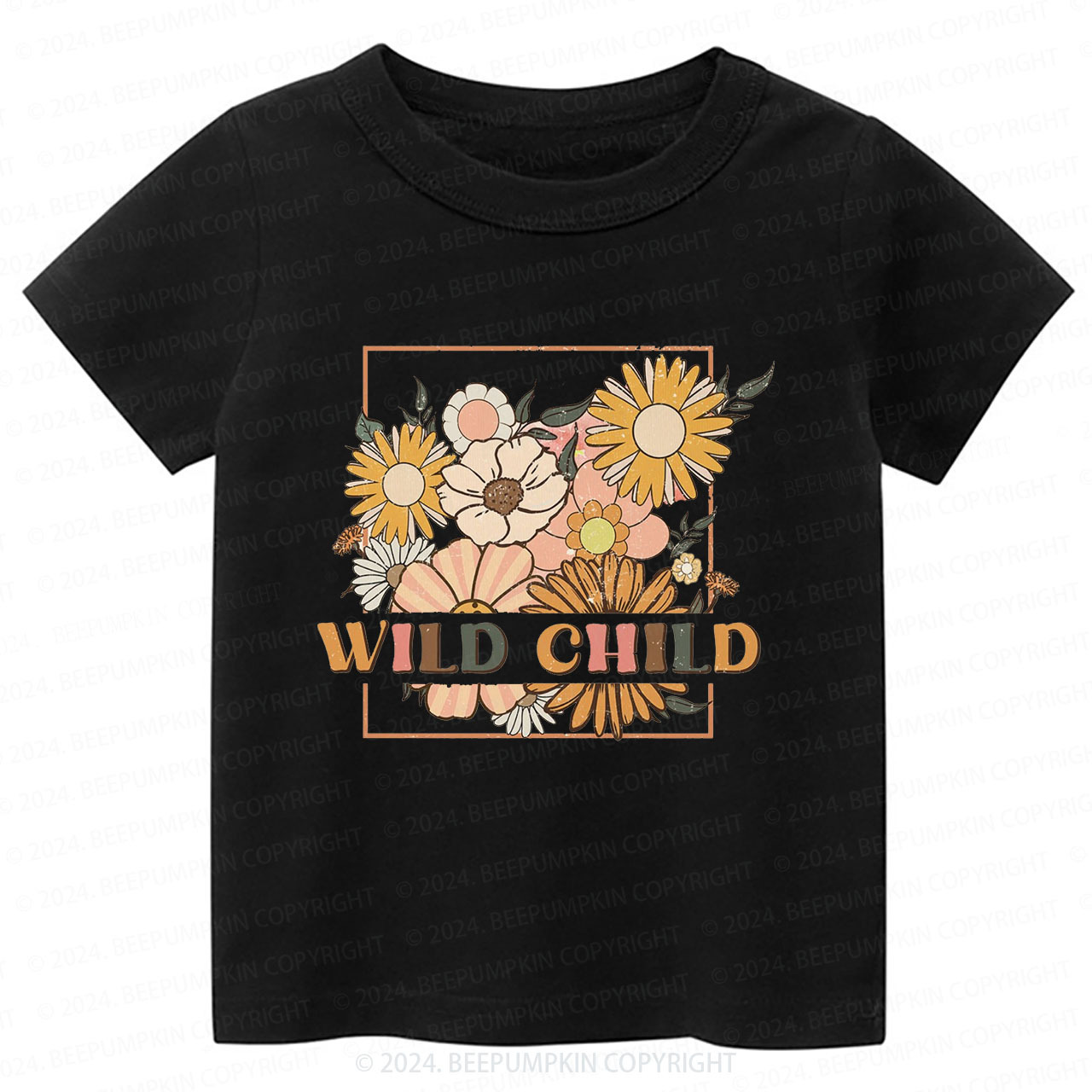 Retro Wild Child Toddler&Kids Tees 