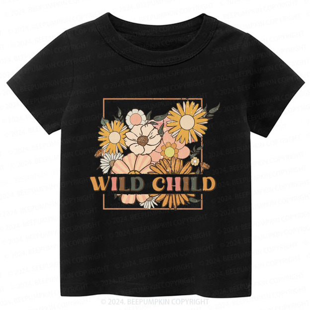 Retro Wild Child Toddler&Kids Tees 