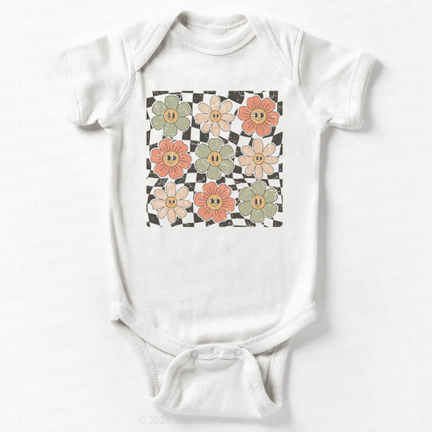 Retro Natural Bodysuit For Baby 