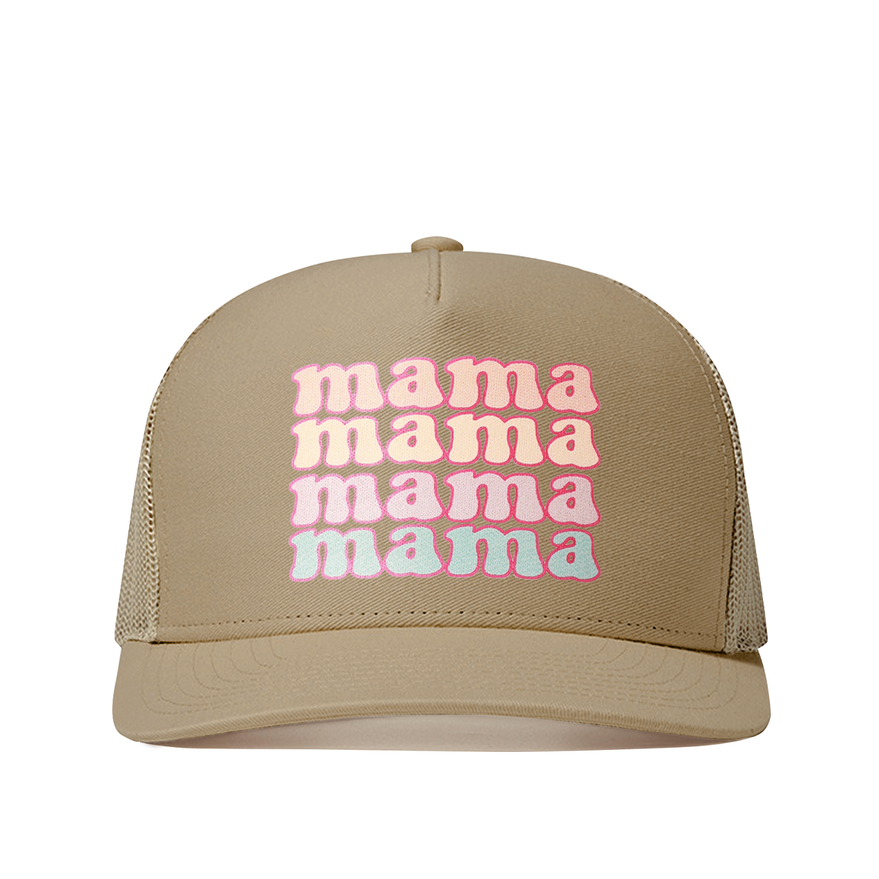 Colorful Prints Mama Trucker Hat