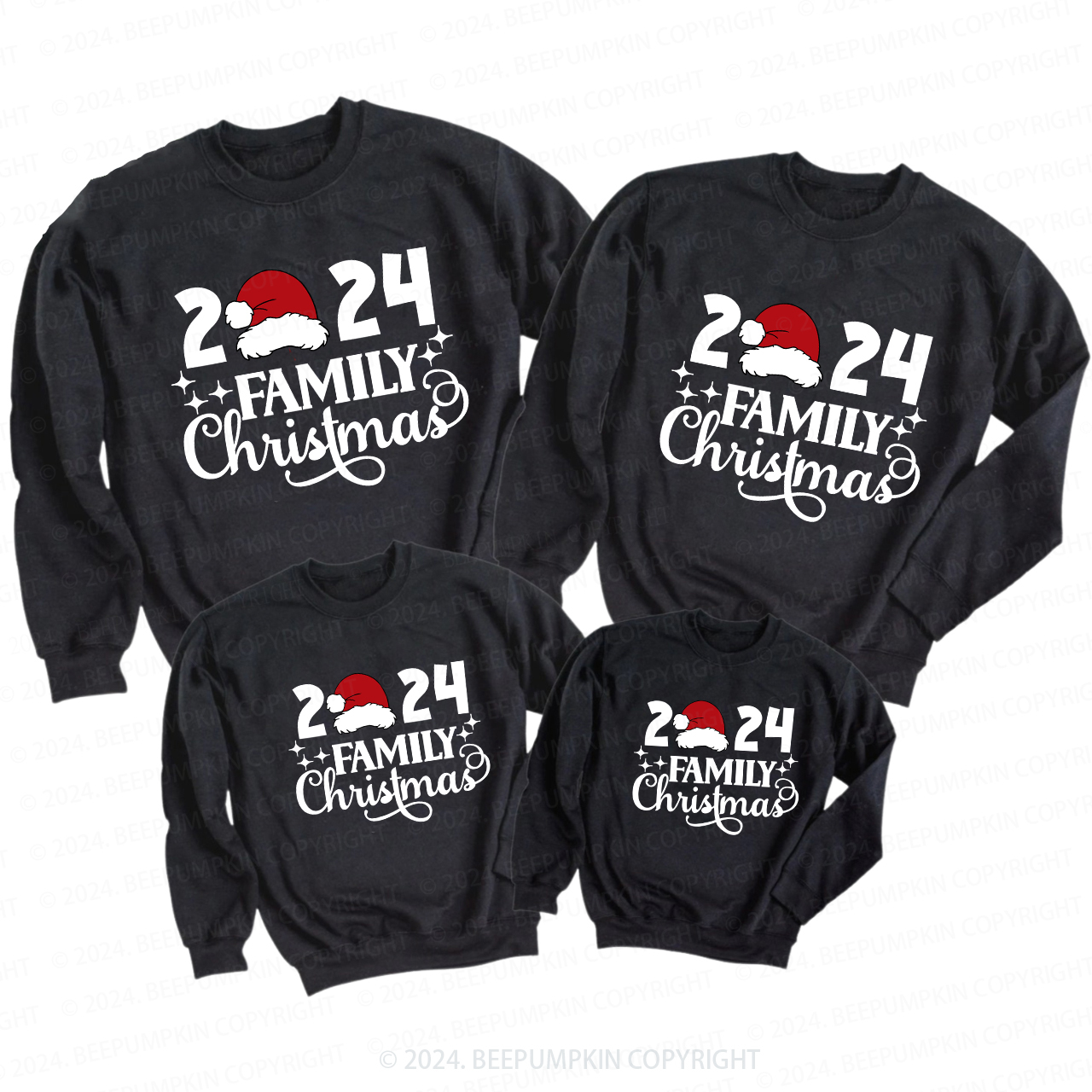 2024 Family Christmas Matching Sweatshirts