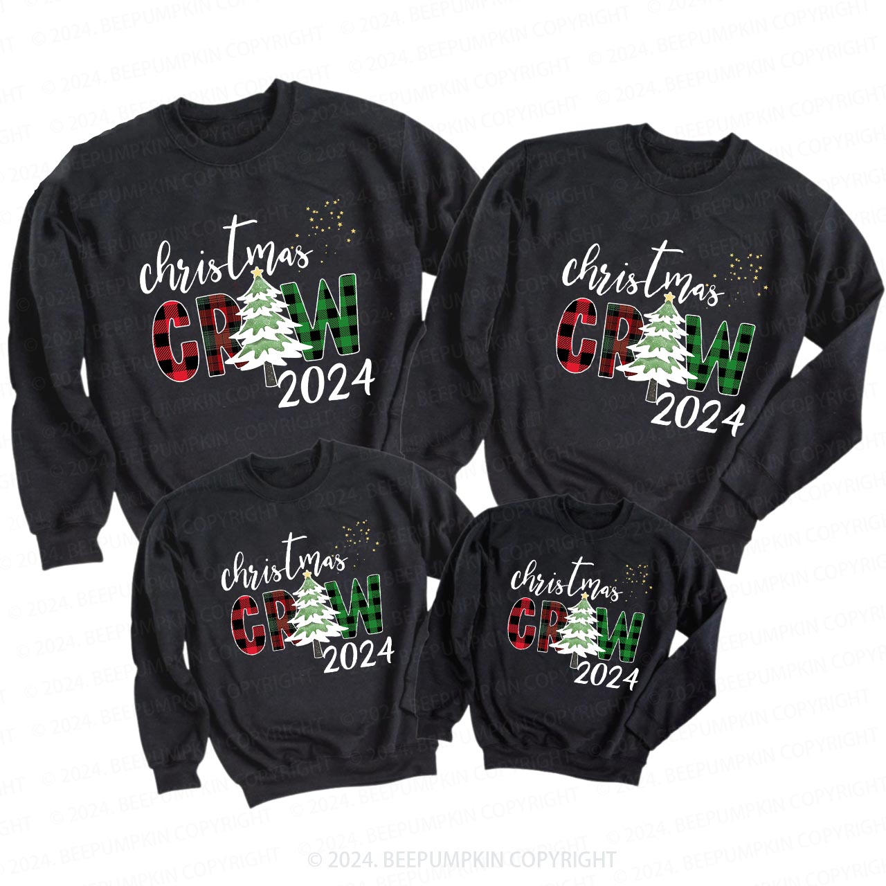 Matching Family Christmas Funny Attire Sweatshirts