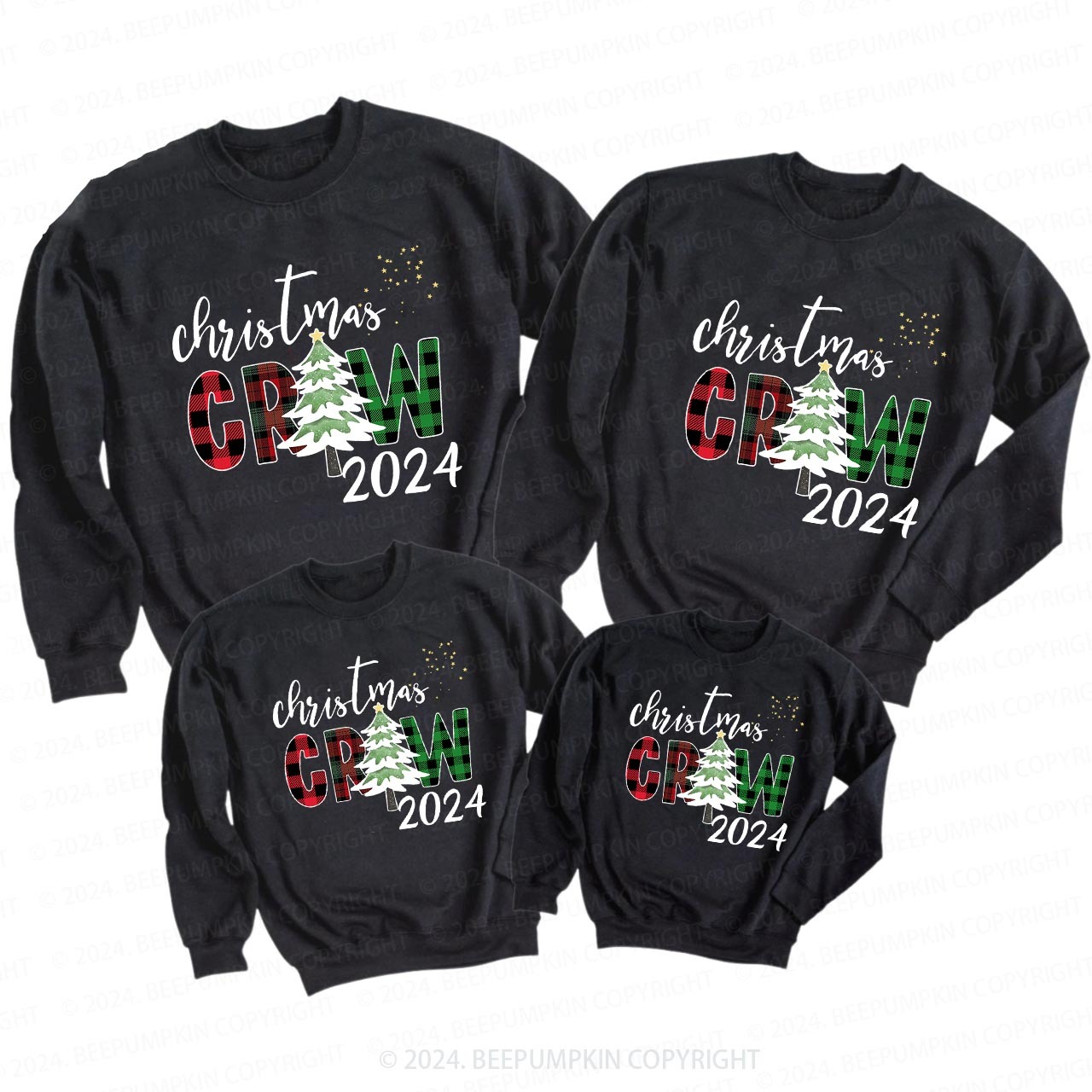Matching Family Christmas Funny Attire Sweatshirts