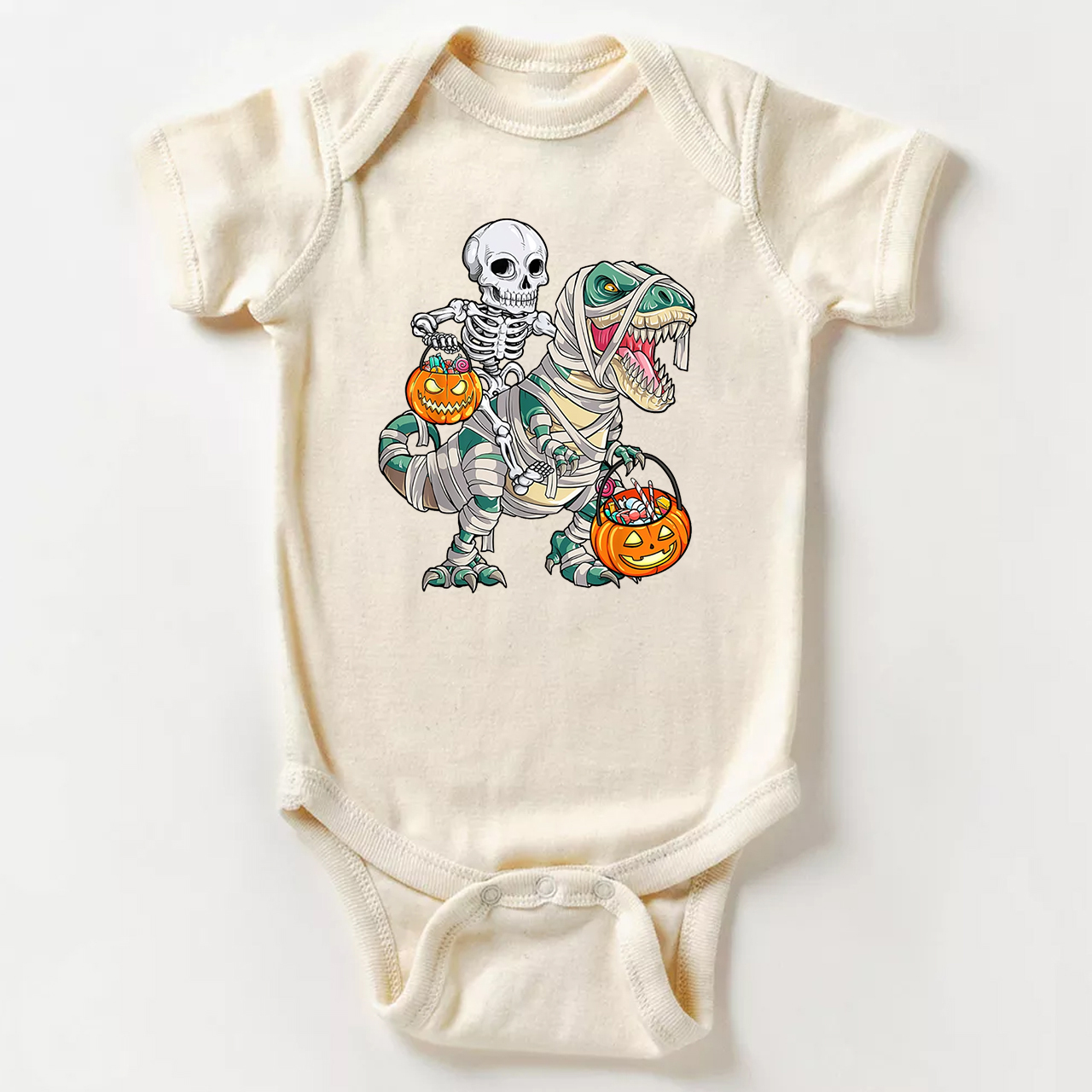 Spooky Saurus Halloween Bodysuit For Baby