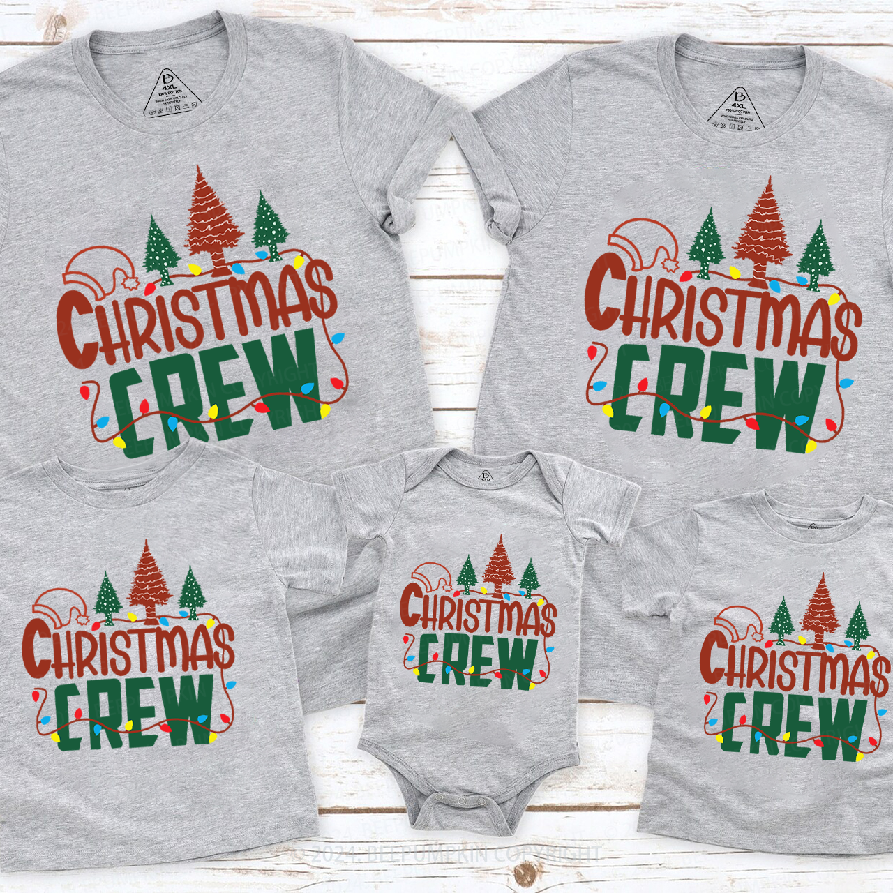 Christmas Crew Family Matching Shirt