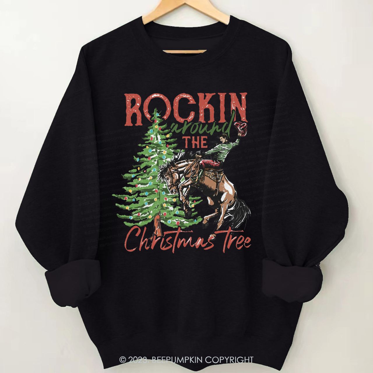 Rocking Around The Christmas Tree Fall  Sweatshirts